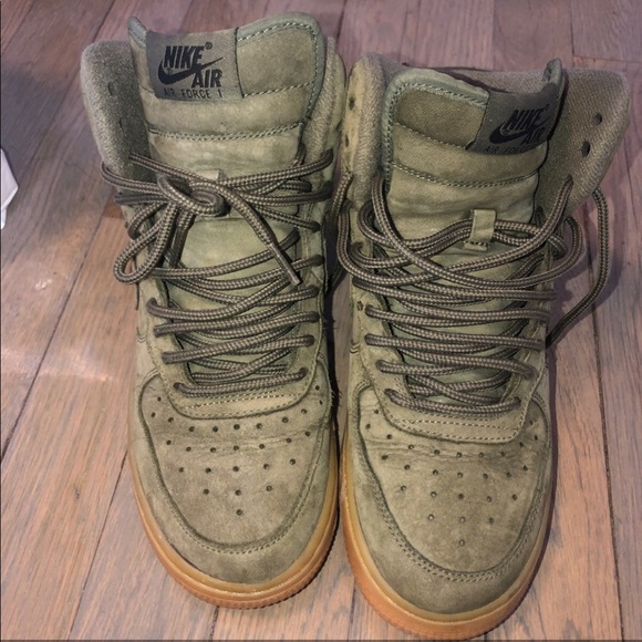 air force 1 high olive green